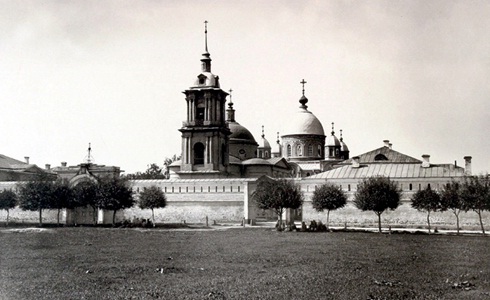Покровский монастырь. Иллюстрация из альбома Найдёнова (1882).jpg