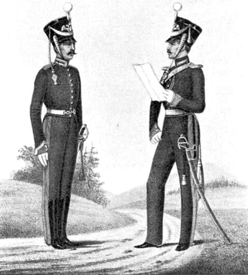 Обер-офицер и унтер-офицер 1825г.jpg