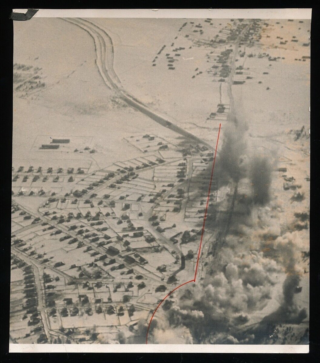 3. Foto aerea - attacco alla stazione di Kuvchinovo Russia - 2a guerra mondiale.jpg