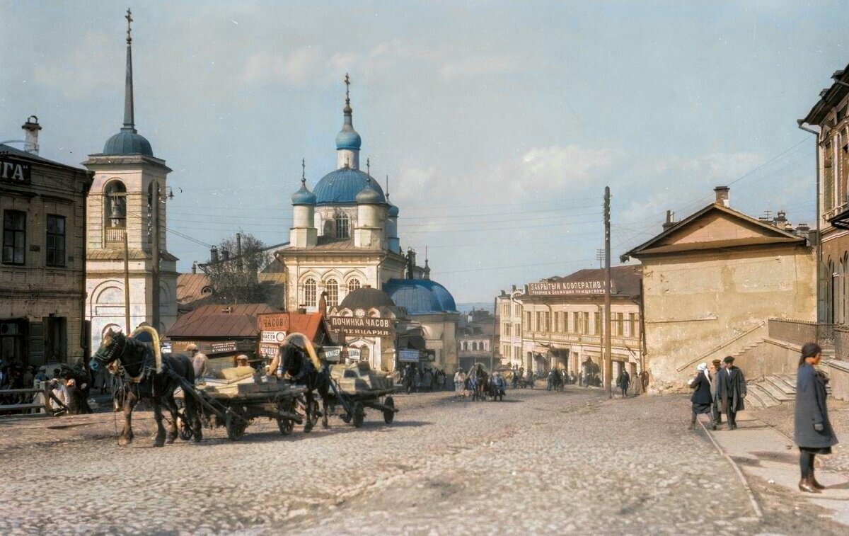 Нижний Новгород. Зеленский съезд. Церковь Казанской Божией Матери, 1931 год..jpg