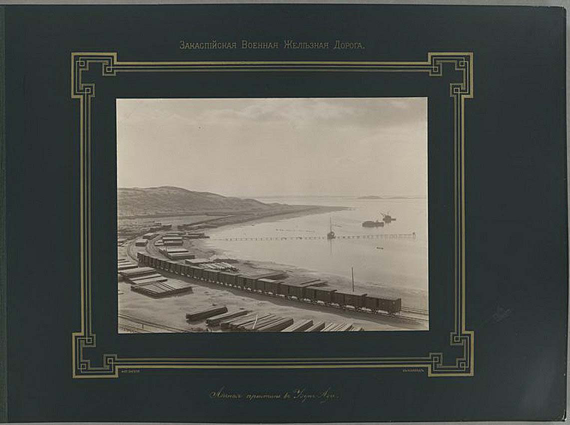 Закаспийская железная дорога карта