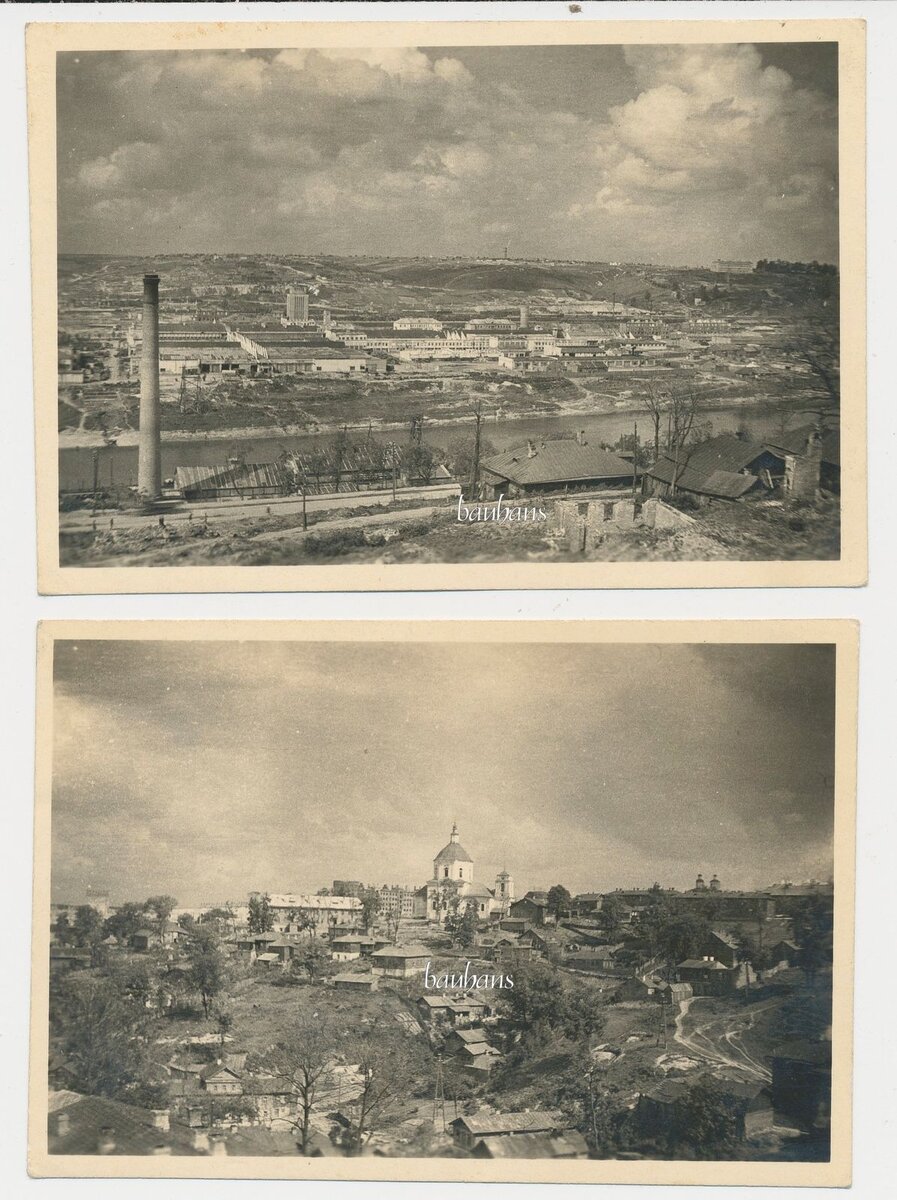 2 Stück Fotos Ostfeldzug Russland Stadt Smolensk 2.WK (M12).JPG