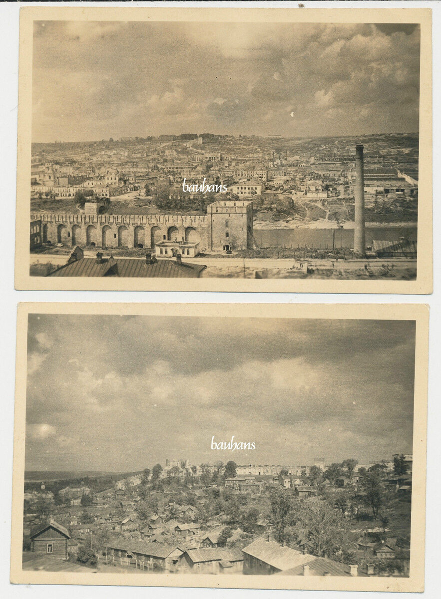 2 x Foto Russland-Feldzug Smolensk-Смоленск 2.WK (P72).JPG