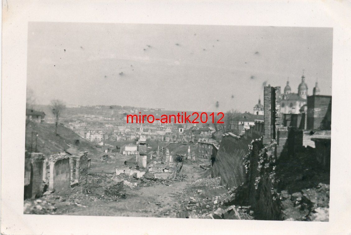 Foto, 4. Nachrichten Abteilung, Dresden, 1942, Blick auf Smolensk, Russland, 2.JPG