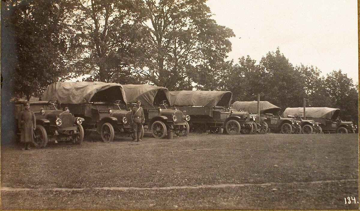 Первая автомобильная рота русской армии 1914