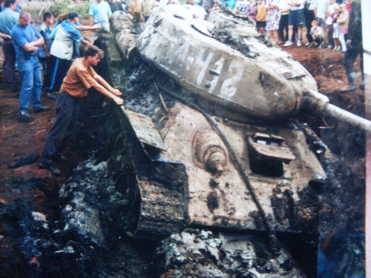 Т 34 находки после войны