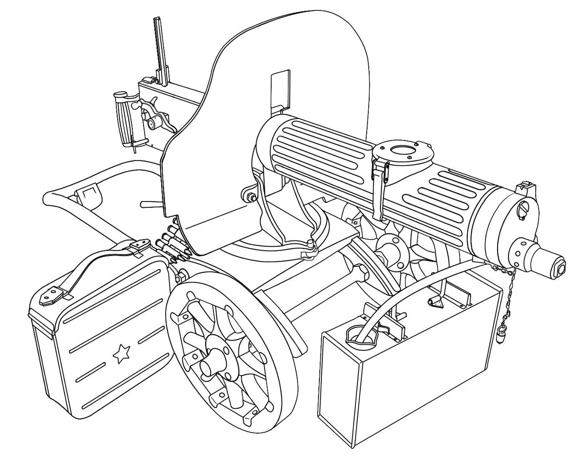 4 Пулемета Максим