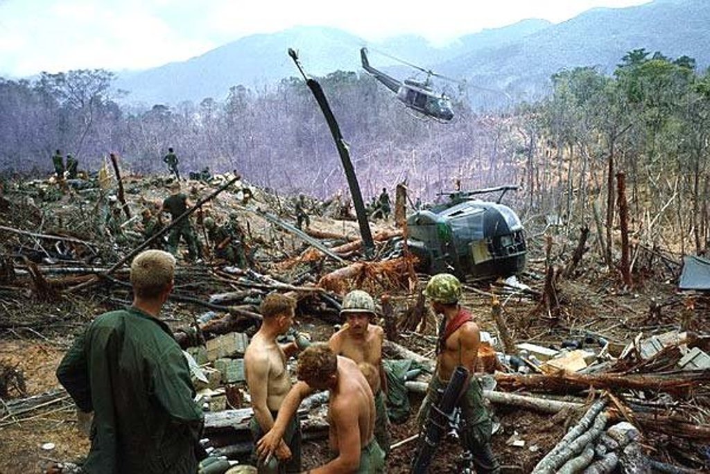 Война во вьетнаме цветные