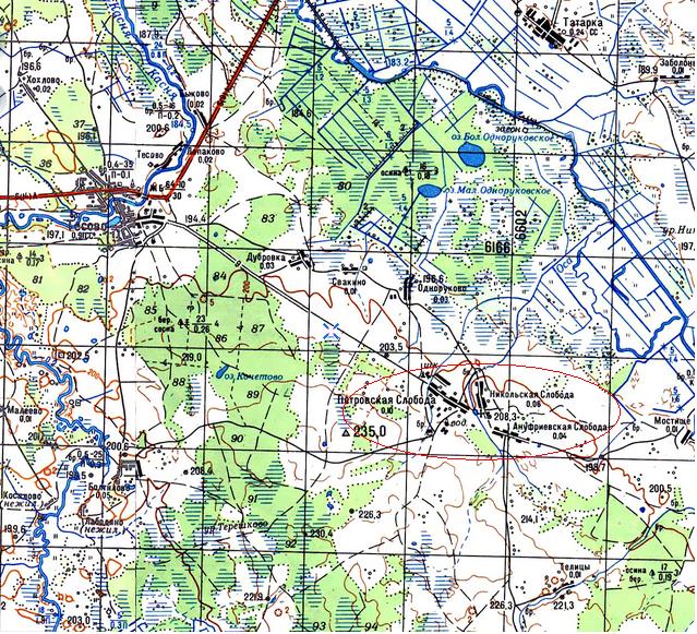 Смоленская область тумановский район карта