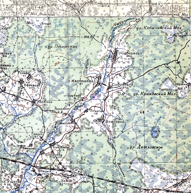 Молодотудский район калининской области карта