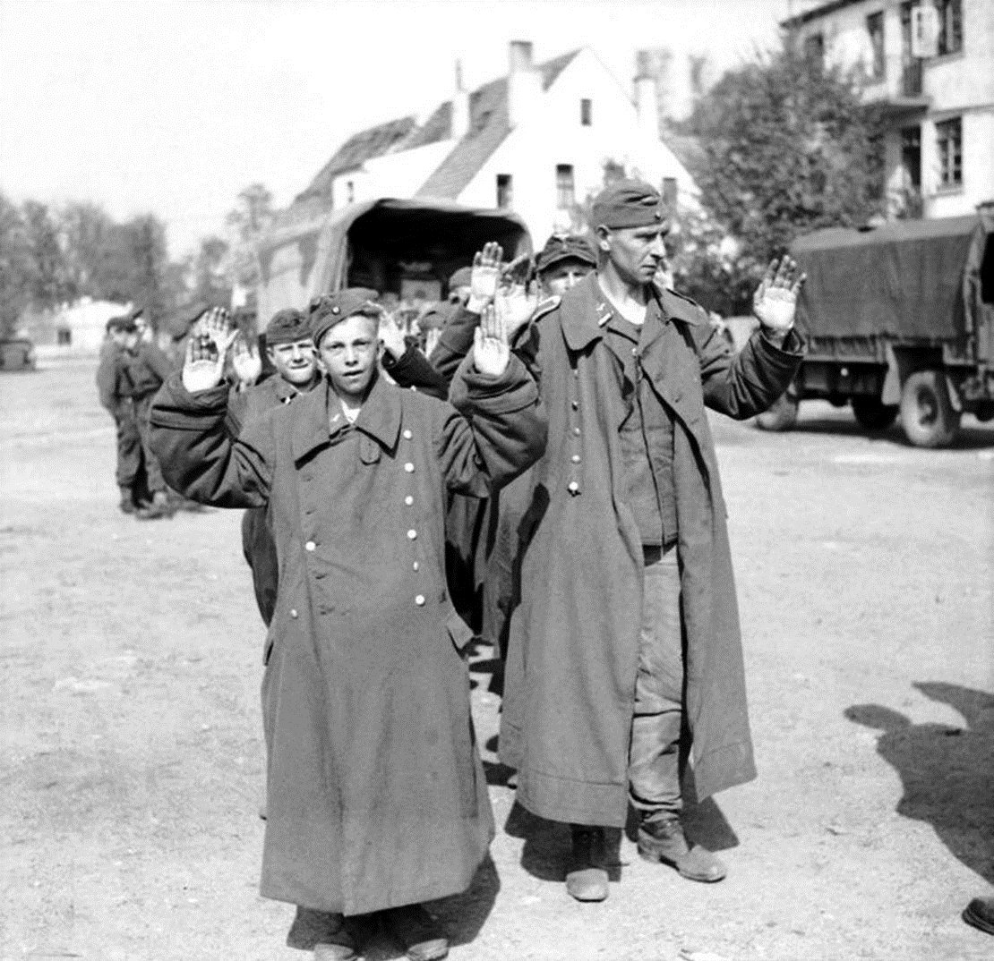 Немецкие военнопленные 1945
