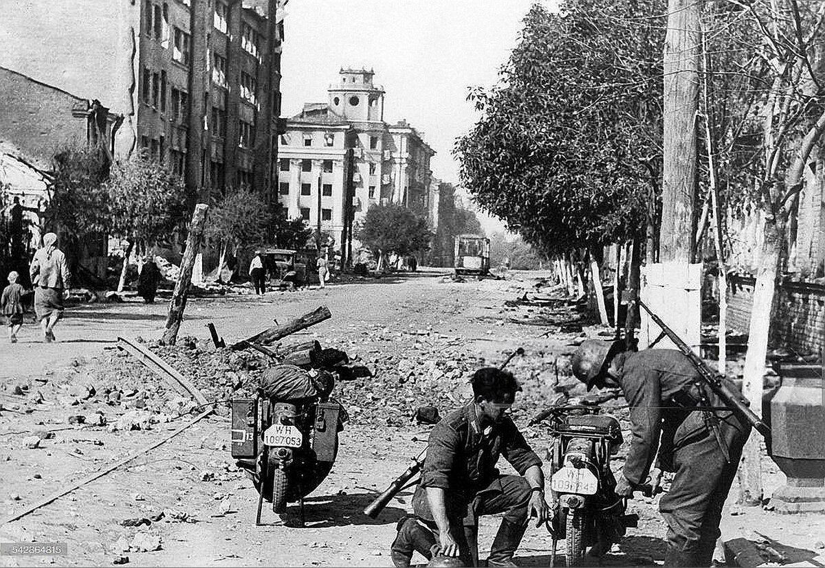 Немцы в Воронеже 1942