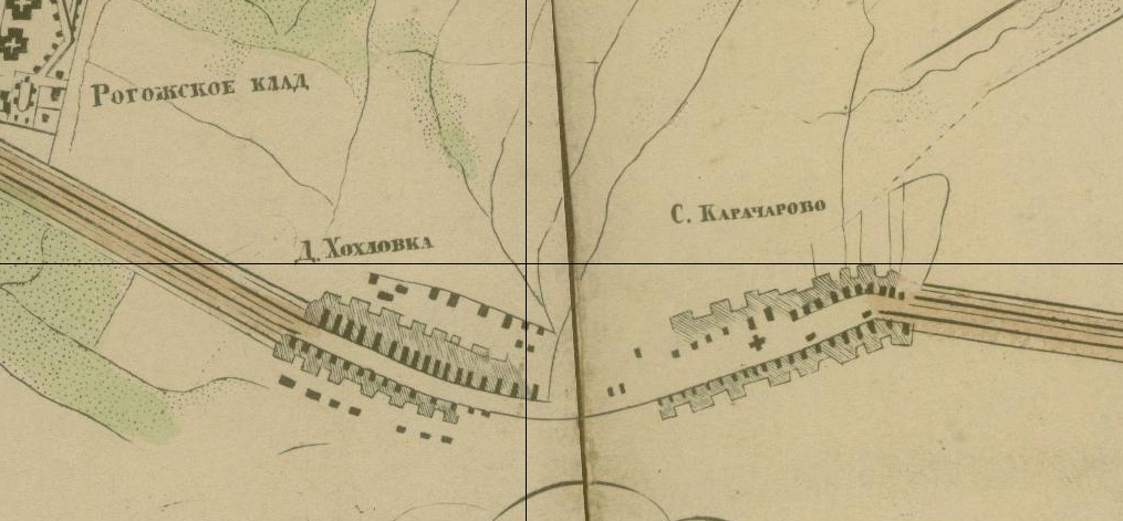 Карачарово на карте 1860.JPG