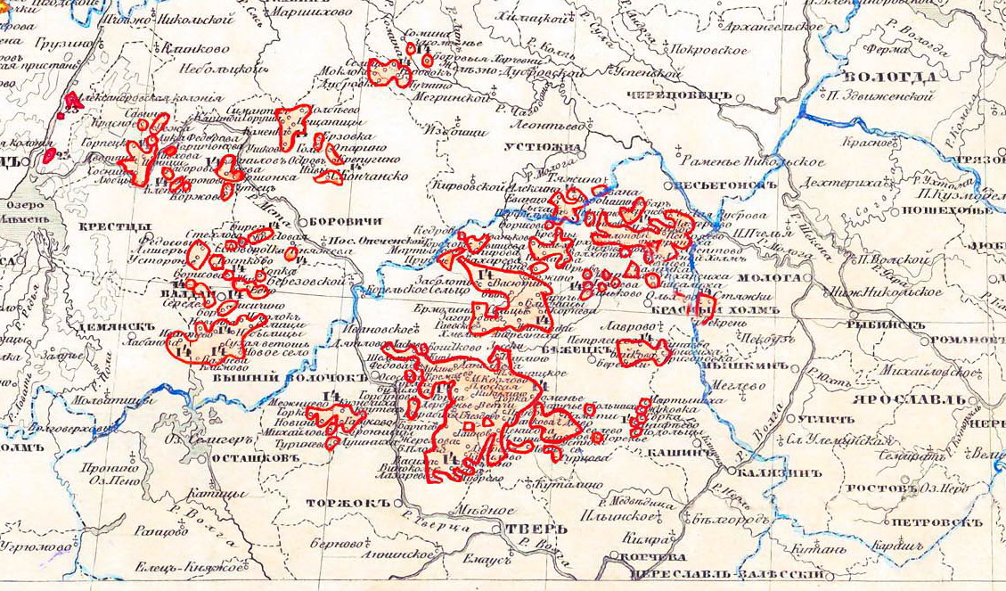 Тверская карелия карта