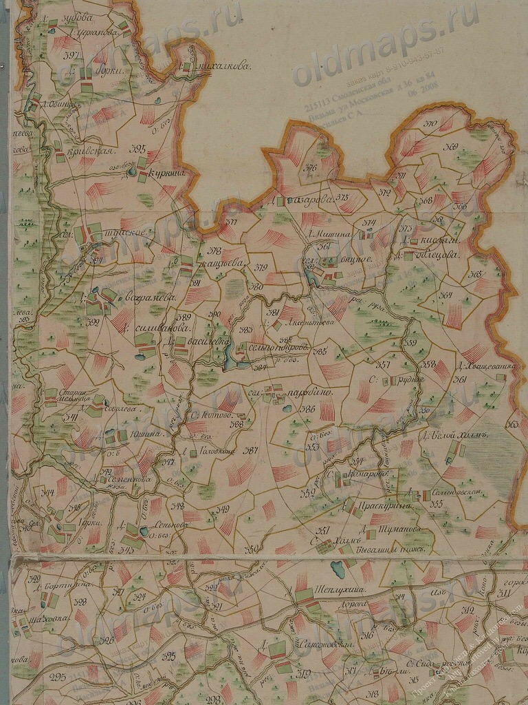 Карта вяземской области