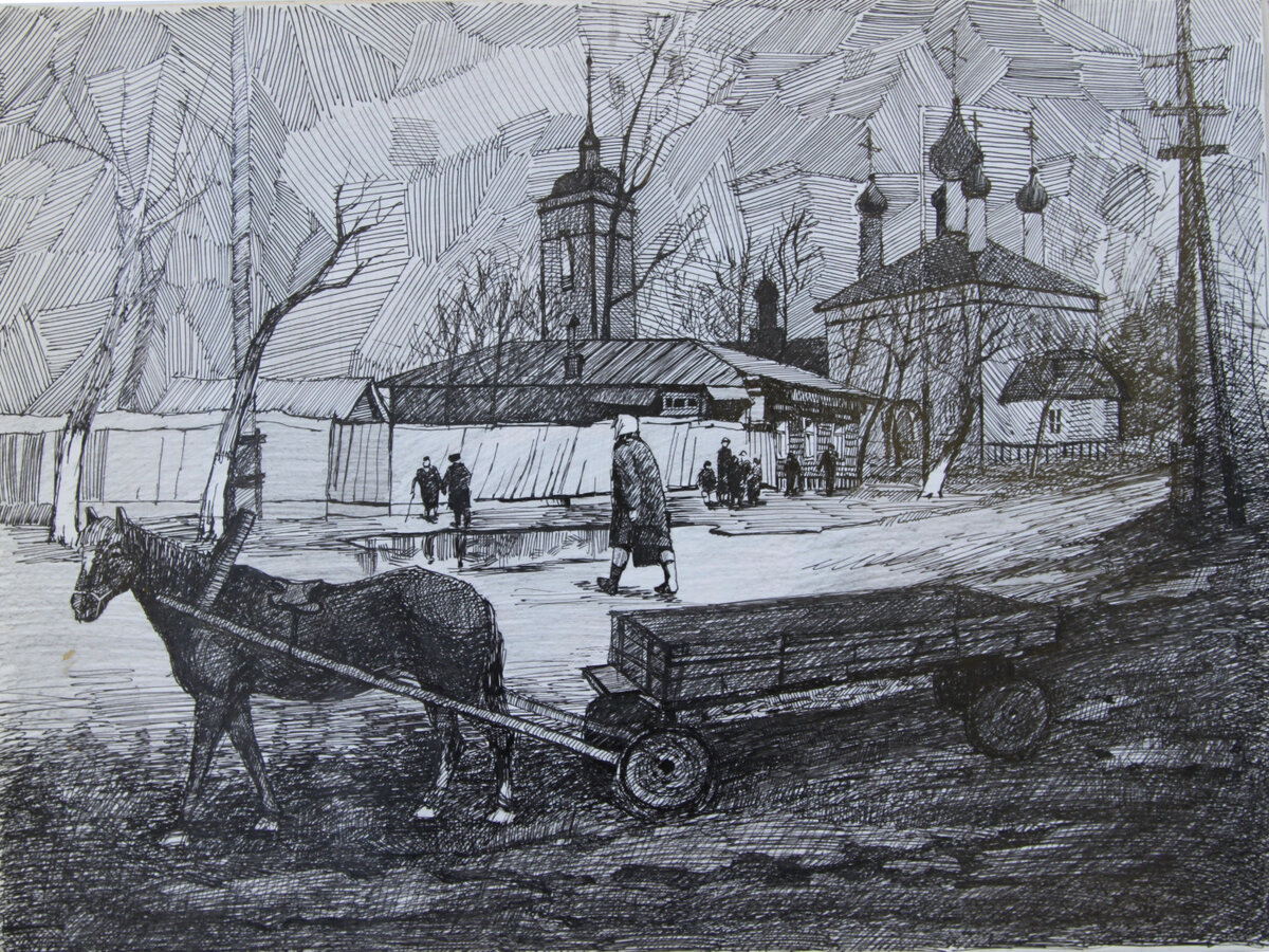 svetlana-nesterova-zhivopis-grafika-chiorno-beloe-kon-telega.jpg