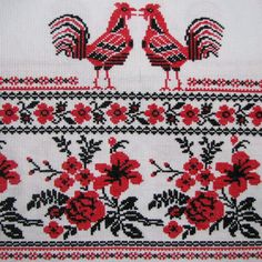 Русский народный орнамент для мужской рубахи. Петух..jpg
