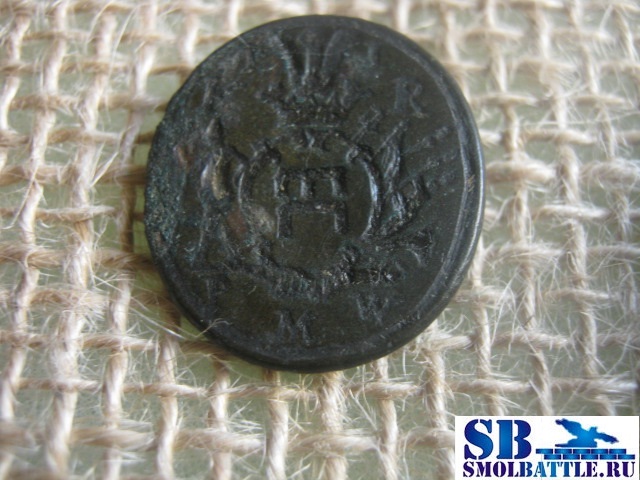 Печать герба "Киркор", Киркор Тадеуш Игнат, 1764-1776 Мстиславский ротмистр, T-I-K-R-P-W-M